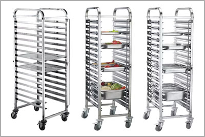 SS Trolley for Burger Buns