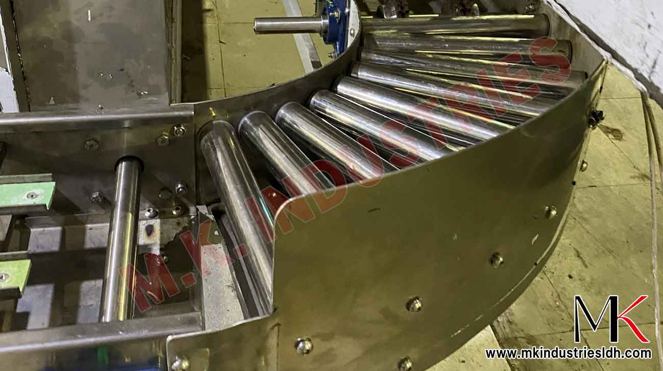 MS / SS Duplex Roller Conveyor for Bread Industry