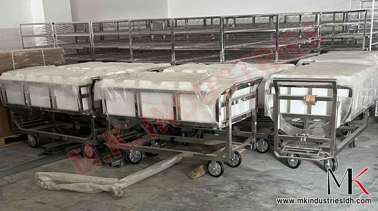 SS Trolley for Bread Crumbs